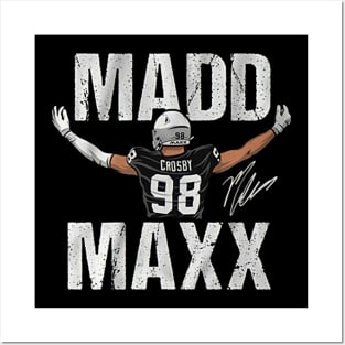 maxx crosby Posters and Art